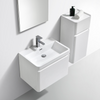 Milan 600 White Single Drawer Vanity Set