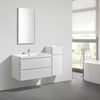 Milan 900 Vanity Set Double White