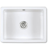 Shaws Inset 600 White & 3." Strainer W. C.K. Chrome