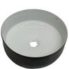 Sianna 2-Tone Black & White Countertop Basin
