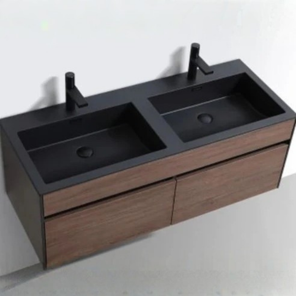 Simplicity 1200 & Charcoal Complete Vanity Set