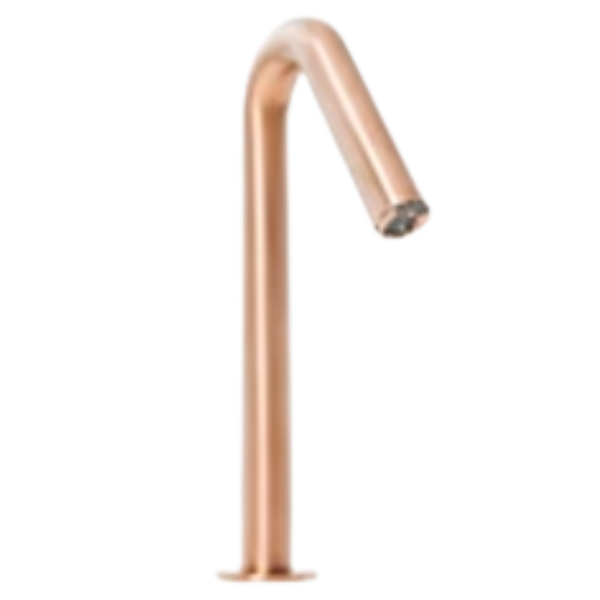 Sintra Faucet Powered By Ip67 Dual Power Input Box With A 9V Battery Pvd Copper Finish
