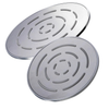 Slim Round Shower Roses Stainless Steel