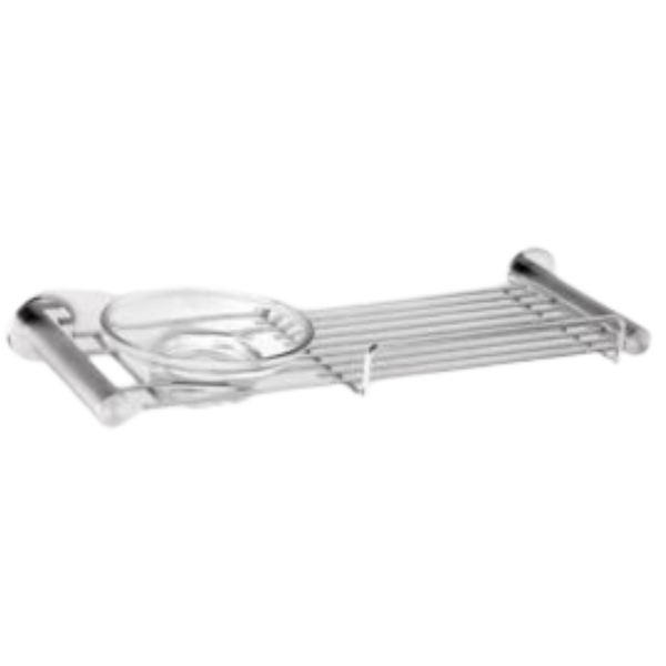 Slimline Soap Combo Brushed Stainless Steel 