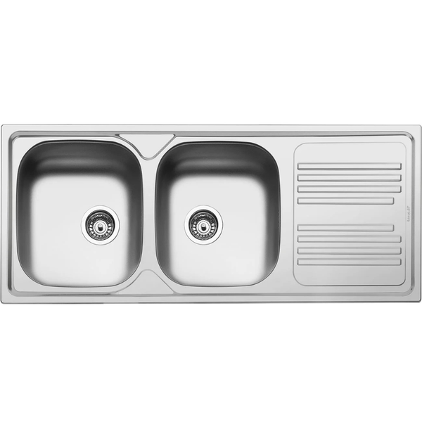 Smeg Stainless Steel Double Bowl Ultra Low