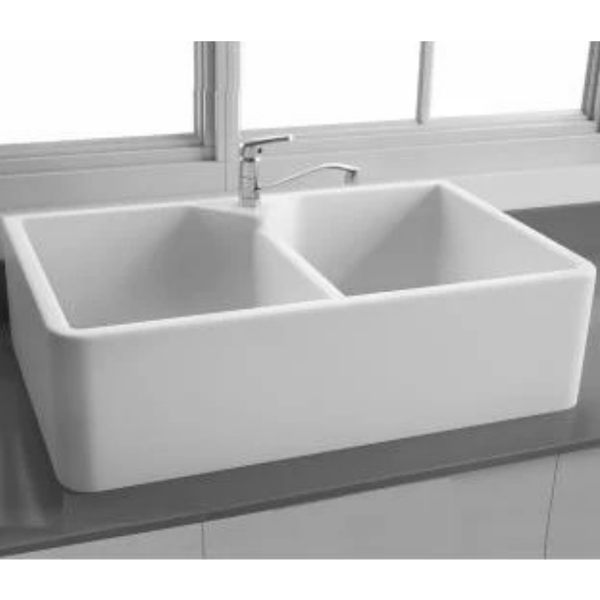 Tesoro Jacklyn Sink Butler Polished White