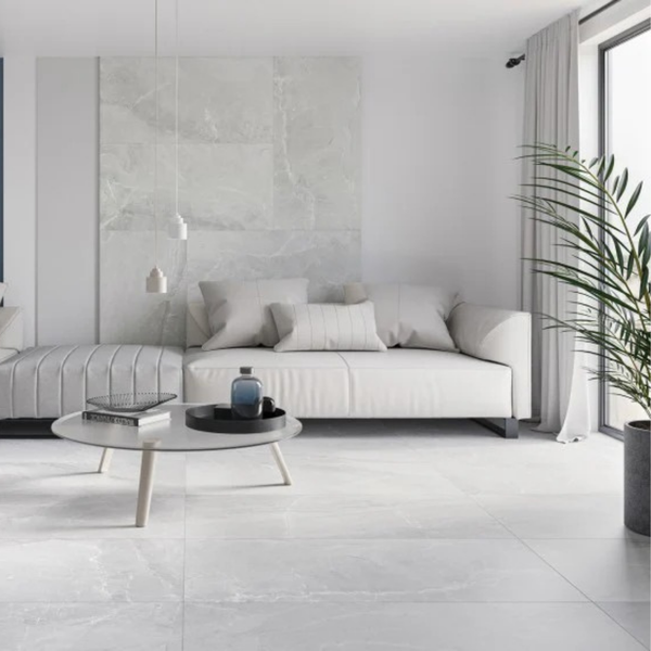 Tioga 12 Grey Matt Full Body Porcelain