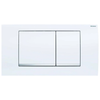 Twinline30 Control Plate for 2 Quantity rinsing, White