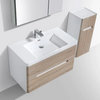 Venice 1200 White Oak Double Draw Vanity Set