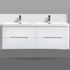Venice 1500 White Four Draw Vanity Set