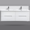 Venice 1500 White Oak Four Draw Vanity Set