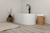 Vettore Freestanding Bath Euro Silk Matte White 1820x830x545mm