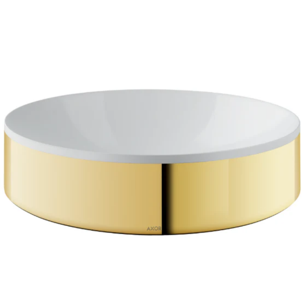 Wash Bowl 400 Without Tap Hole & Overflow - Polished Gold Optic