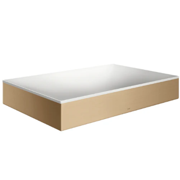 Wash Bowl 600/400 Without Tap Hole & Overflow Brushed Bronze