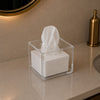 Square Tissue Boxes Clear