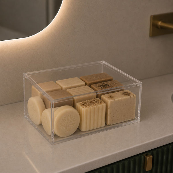 Large Decorative Boxes Clear