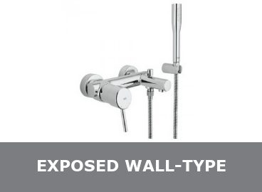 Exposed Wall Type Bath Taps