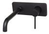 Neo Black Basin Concealed Mixer w Spout Tap Basin Wall-Type Matt Black
