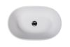 Toronto Countertop Basin Polished White  550x350x125mm