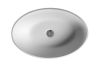 London Countertop Basin Pearl White 550x350x125mm