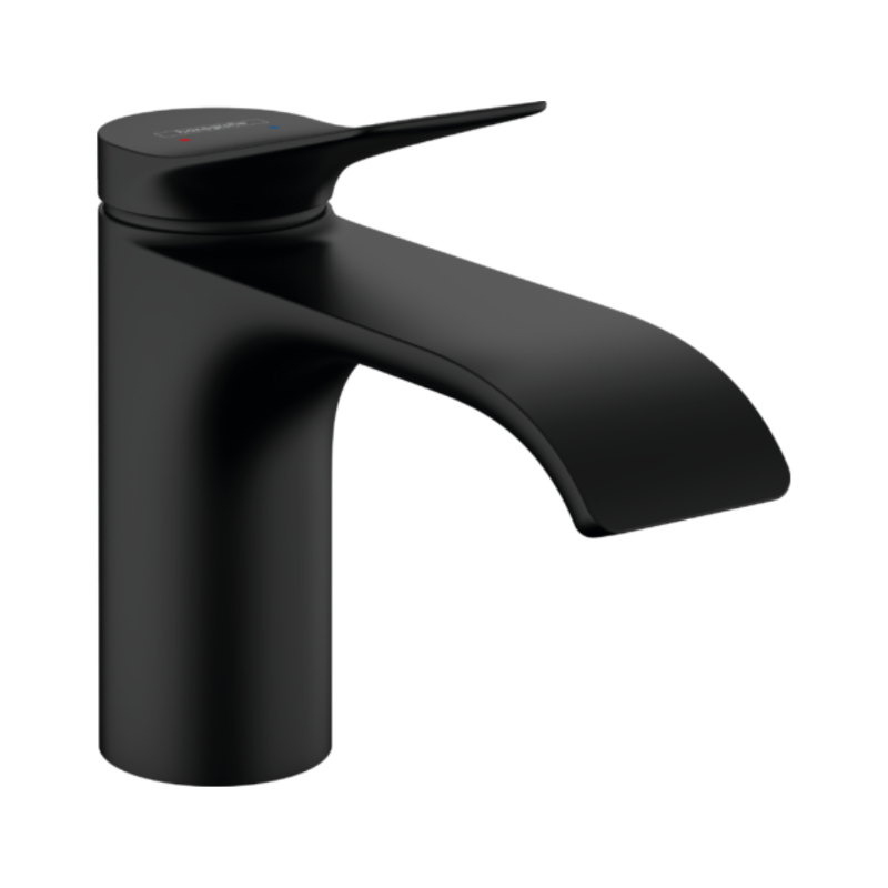 Single Lever Basin Mixer - Black Matt