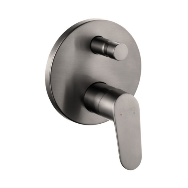 Decor F.S Bath Mixer Brushed Black Chrome