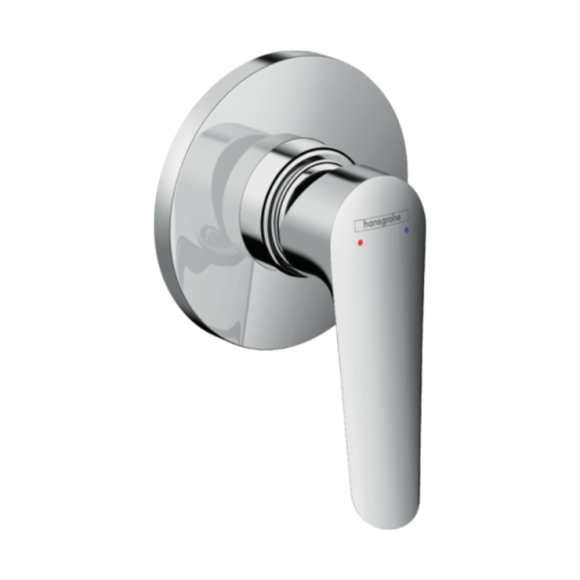 Logis E Single Lever Shower Mixer for Concealed Installation Chrome