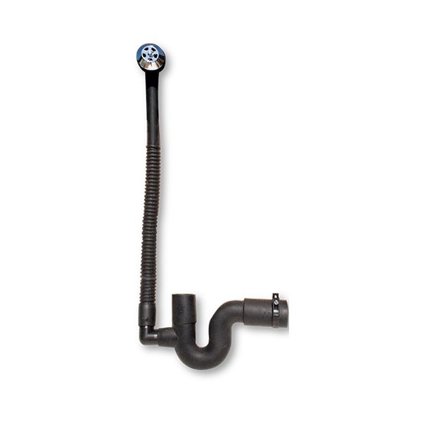 F40PBC Bath Trap & Overflow Rubber Type