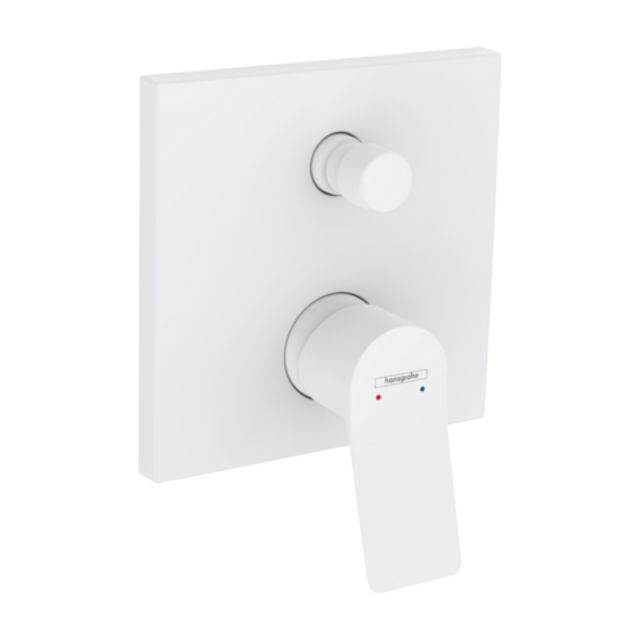 Vivenis Single Lever Bath Mixer for concealed installation White
