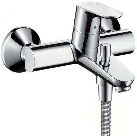 Decor Exposed Bath Mixer Chrom