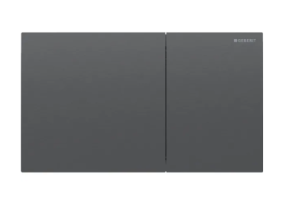 Geberit Sigma70 Actuator Plate for Dual Flush Brushed Black Chrome