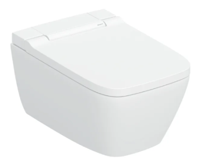 Geberit AquaClean Sela Square WC complete solution, wall-hung WC