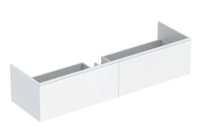 Geberit Xeno² Cabinet Solid Surface Material, 2 Drawers White  1595x473x350mm
