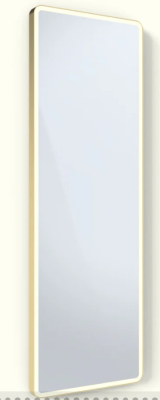 Illumina Soft Edge - 800 x 1500mm - Solid Brass Matte