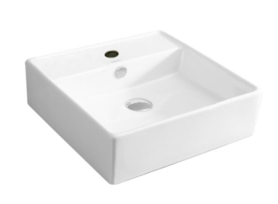 Talia Basin Square 470x470x145mm – White – Excluding Waste Fittings