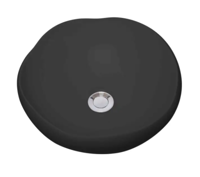 Lotus Countertop Basin Large - Black 465x170mm