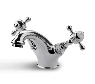 Tap Basin Mixer Standard Rossco Waterflow Two-Handle With Waste Chrome