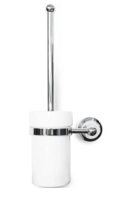 Toilet Brush and Holder - Chrome