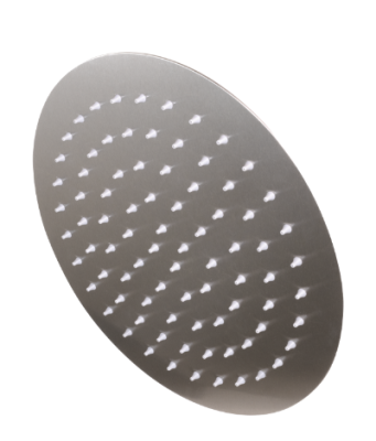 Shower Rose – 240mm Brushed Stainless Steel