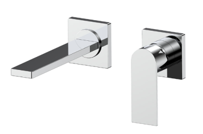 Silk Chrome Basin/Bath Mixer Trim Kit