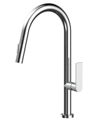 Silk Chrome Spray Sink Mixer