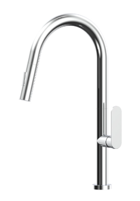 Satin Chrome Spray Sink Mixer