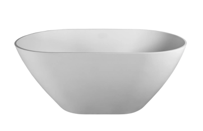 Emily Bath Polished White 1550x800x570mm (No Over Flow)