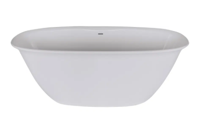 Brooke Bath IOF Polished White 1650x800x600mm