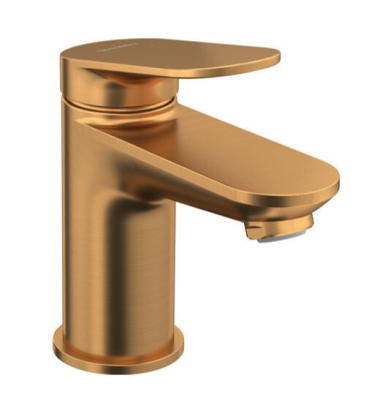 Wave Single Lever Basin Mixer S Brushed Bronze