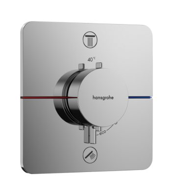 ShowerSelect Comfort Q Thermostat for Concealed Installation for 2 Functions