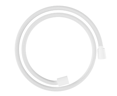 Designflex Textile Shower Hose 125cm Matt White