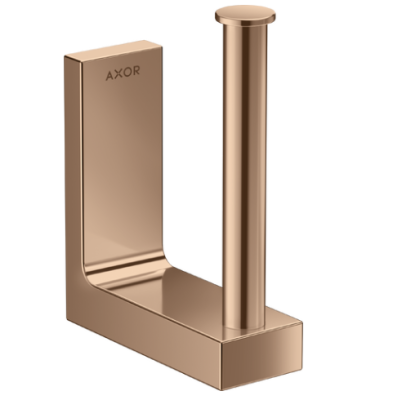 Axor Universal Rectangular Spare Roll Holder Polished Red Gold