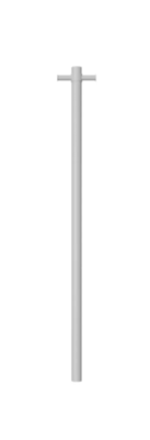 Tubo Hook Matt White 30x148mm (Optional)