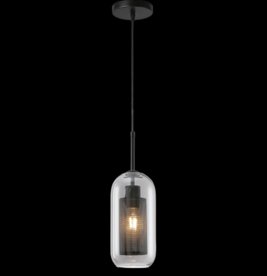 230v 40W New York Cylinder Glass Pendant